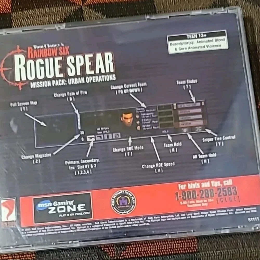 Tom Clancy's Rainbow Six: Rogue Spear -- Urban Operations (PC, 2000)